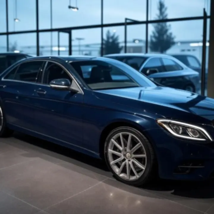 Dramatyczne oświetlenie i ostre zdjęcia wysokiej rozdzielczości salonu samochodowego